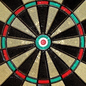 Multicolored target